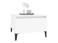 Mesa De Centro* Mesas de apoio 2 pcs 50x46x35 cm derivados de madeira PT422895 Branco