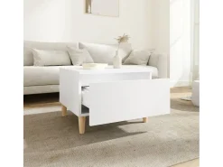 Best vidaxl Mesas de apoio 2 pcs 50x46x35 cm derivados de madeira Branco