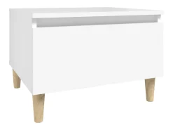 Best vidaxl Mesas de apoio 2 pcs 50x46x35 cm derivados de madeira Branco