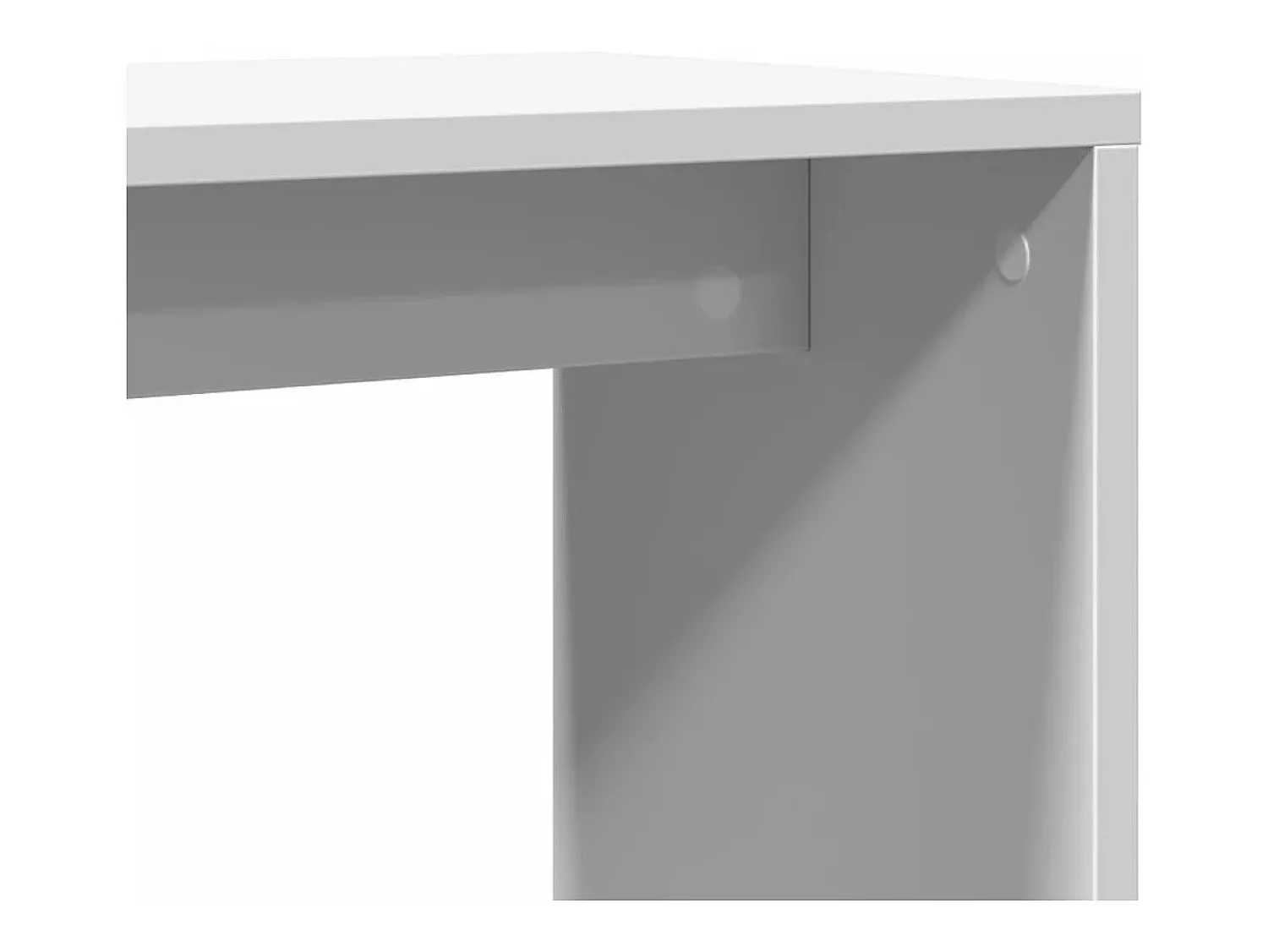 Mesa De Apoio*vidaxl Mesas de apoio 2 pcs 50x30x50 cm derivados de madeira Branco