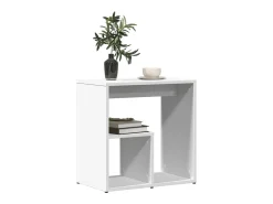Mesa De Apoio*vidaxl Mesas de apoio 2 pcs 50x30x50 cm derivados de madeira Branco