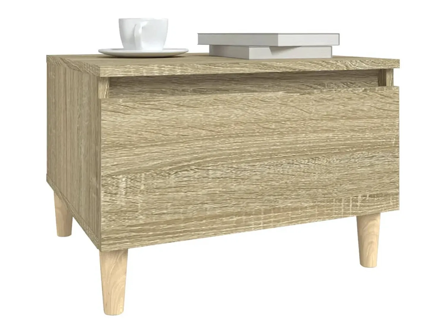 Mesas de apoio 2 pcs 50x46x35 cm deriv. madeira carvalho sonoma PT427881^ Mesa De Centro