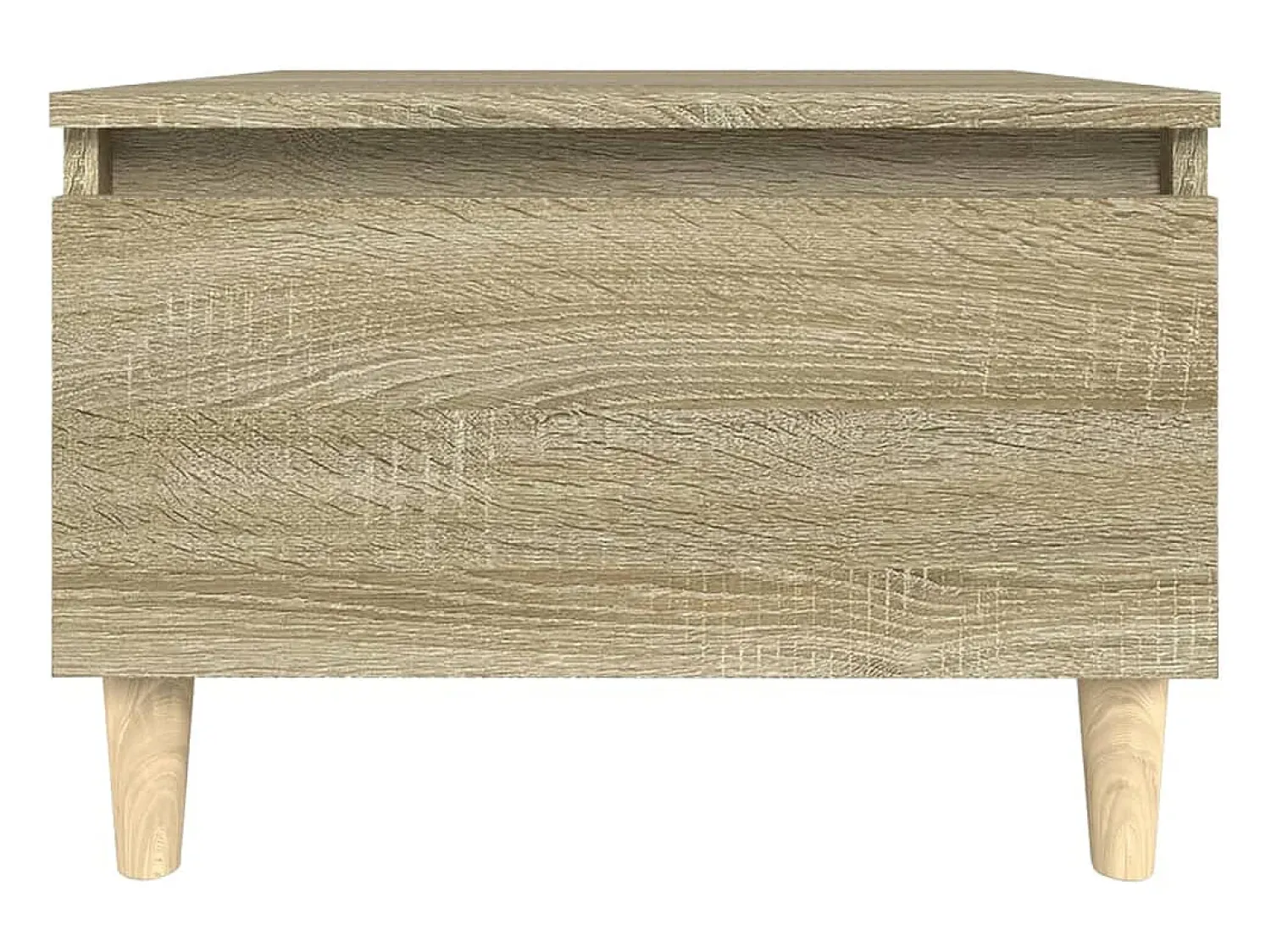 Clearance vidaxl Mesas de apoio 2 pcs 50x46x35 cm deriv. madeira carvalho sonoma Natural claro