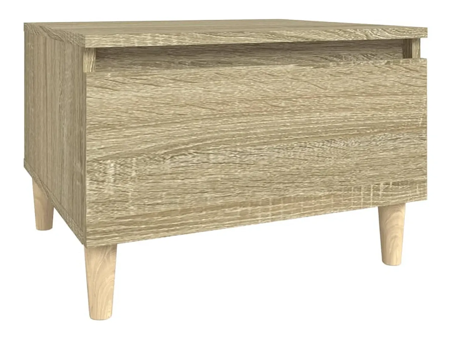 Clearance vidaxl Mesas de apoio 2 pcs 50x46x35 cm deriv. madeira carvalho sonoma Natural claro