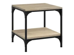 Best Mesas de apoio 2 pcs 40x40x40 cm derivados madeira sonoma PT305944 Castanho