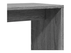Mesa De Apoio|vidaxl Mesas de apoio 2 pcs 50x30x50 cm derivados madeira cinza sonoma Cinzento
