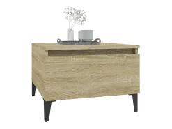 Mesas de apoio 2 pcs 50x46x35 cm deriv. madeira carvalho sonoma PT369853^ Mesa De Centro