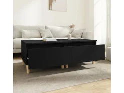 Outlet Mesas de apoio 2 pcs 50x46x35 cm derivados de madeira PT241624 Preto