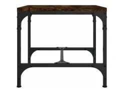Mesa De Apoio|vidaxl Mesas de apoio 2 pcs 40x40x40 cm deriv. madeira carvalho fumado Natural claro