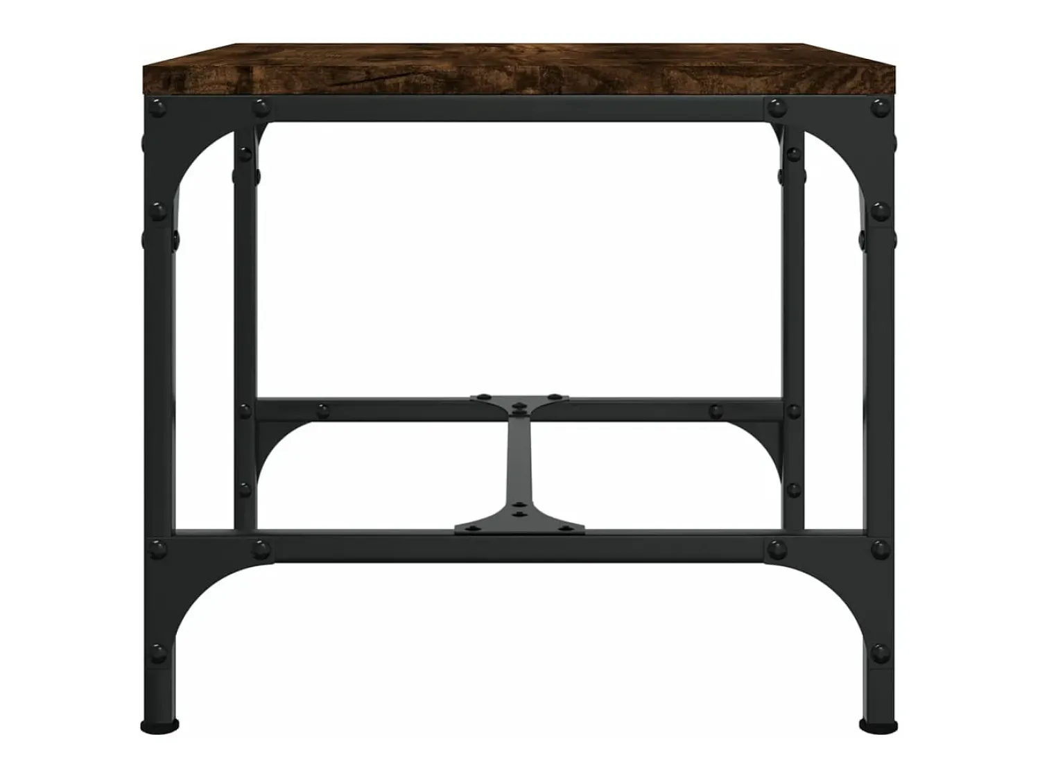 Mesa De Apoio|vidaxl Mesas de apoio 2 pcs 40x40x40 cm deriv. madeira carvalho fumado Natural claro