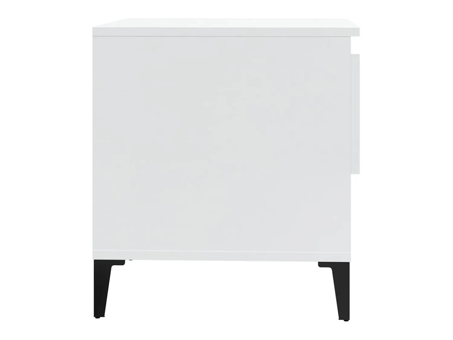 vidaxl Mesas de apoio 2 pcs 50x46x50cm deriv. madeira brilhante^ Mesa De Apoio
