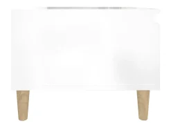 vidaxl Mesas de apoio 2 pcs 50x46x35cm deriv. madeira brilhante^ Mesa De Apoio