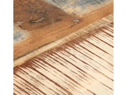 Mesa De Apoio|vidaxl Mesas de apoio 2 pcs 31,5x24,5x64,5cm madeira recuperada maciça Natural claro