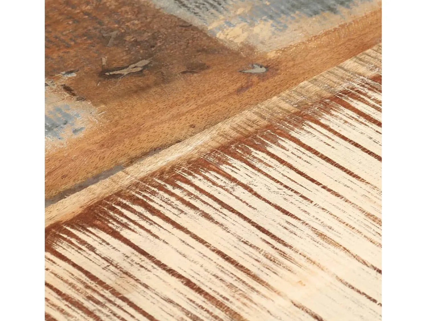 Mesa De Apoio|vidaxl Mesas de apoio 2 pcs 31,5x24,5x64,5cm madeira recuperada maciça Natural claro
