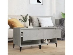 Mesa De Centro| Mesas de apoio 2 pcs 50x46x50cm deriv. madeira -cimento PT990326 Cinzento