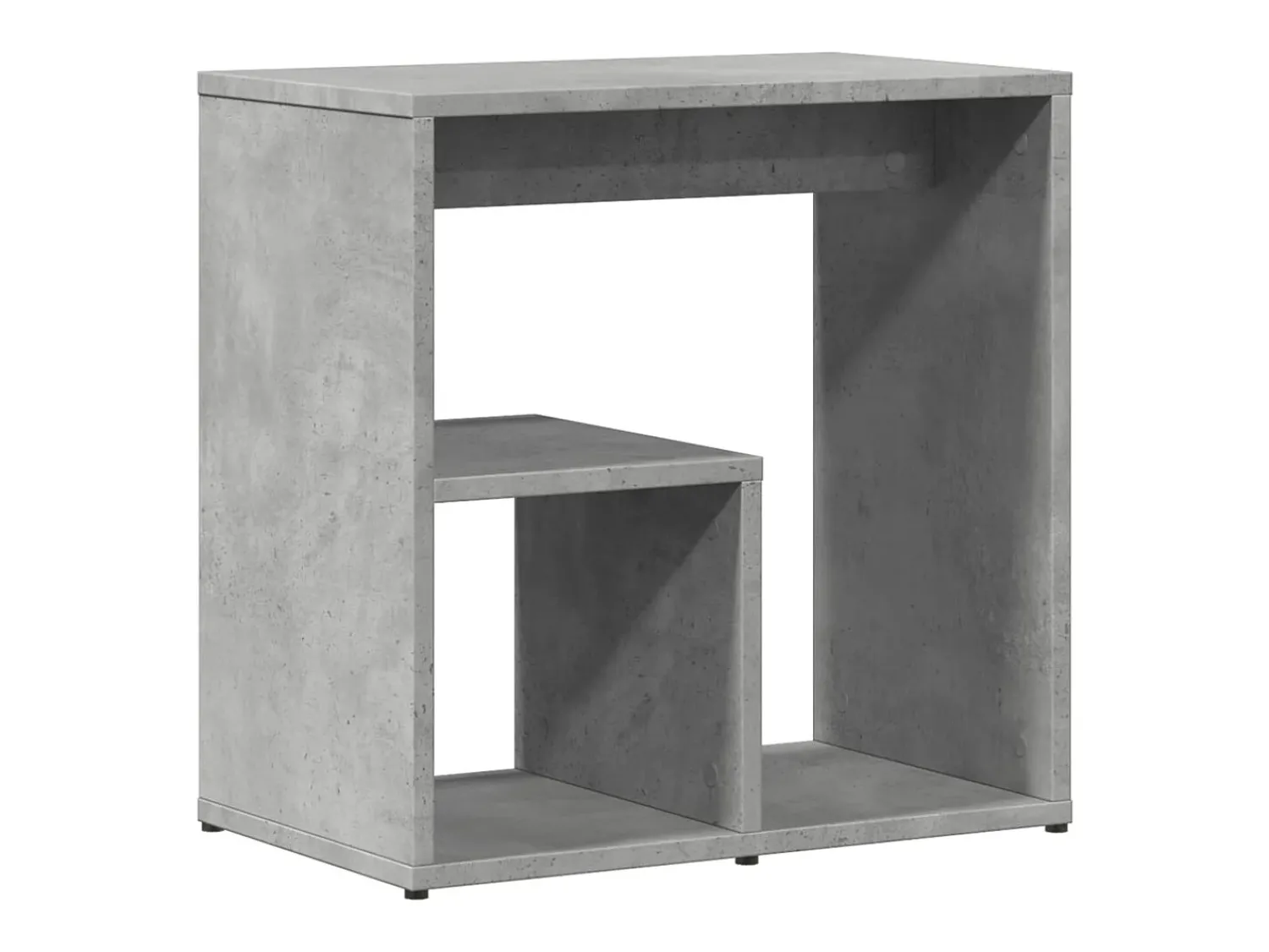Mesa De Apoio| Mesas de apoio 2 pcs 50x30x50cm deriv. madeira -cimento PT604392 Cinzento