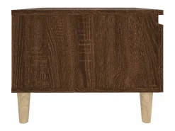 vidaxl Mesas de apoio 2pcs 50x46x35cm deriv. madeira carvalho castanho^ Mesa De Apoio