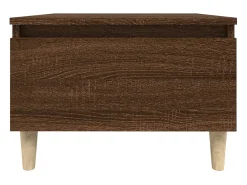 vidaxl Mesas de apoio 2pcs 50x46x35cm deriv. madeira carvalho castanho^ Mesa De Apoio