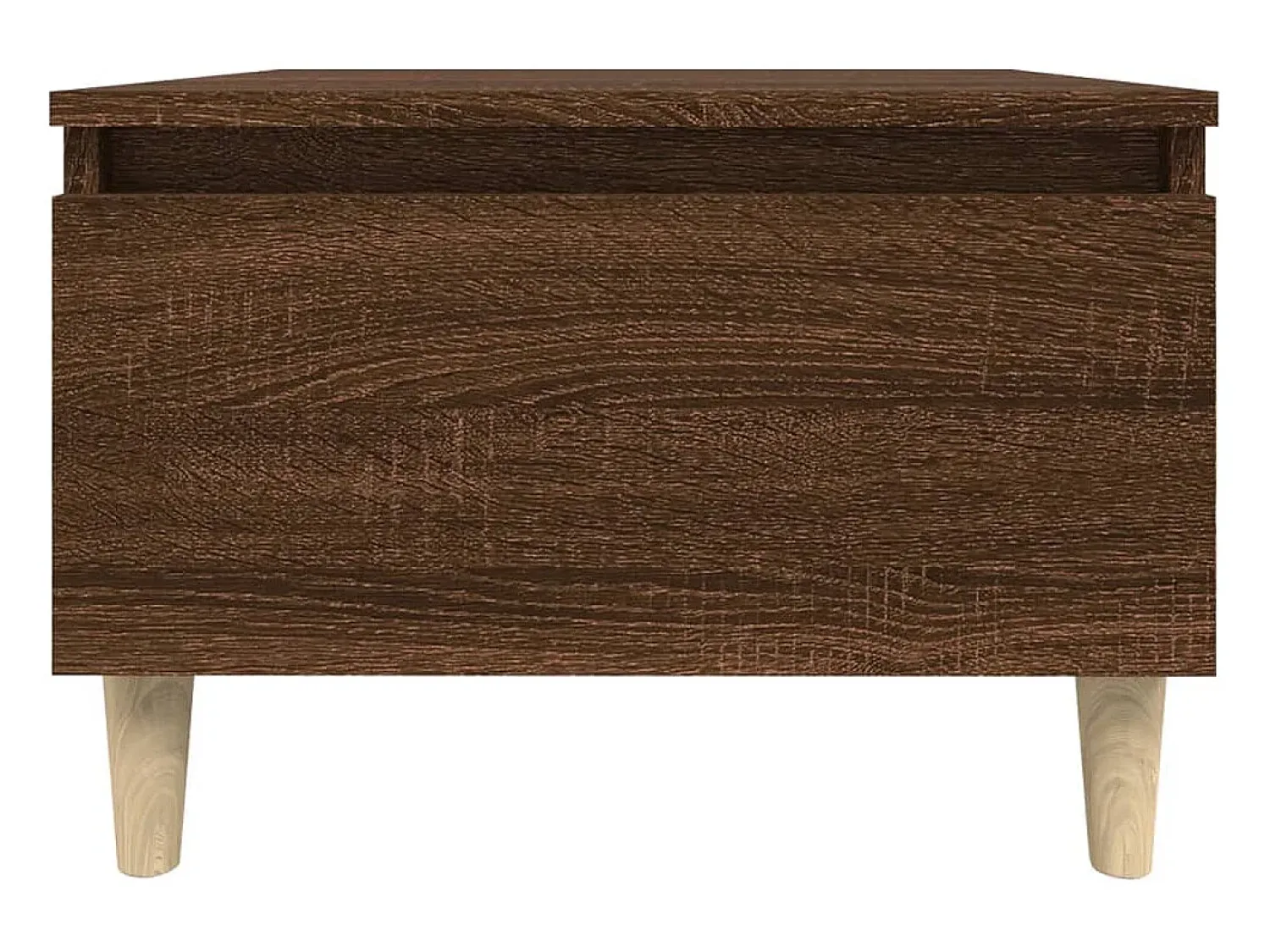 vidaxl Mesas de apoio 2pcs 50x46x35cm deriv. madeira carvalho castanho^ Mesa De Apoio