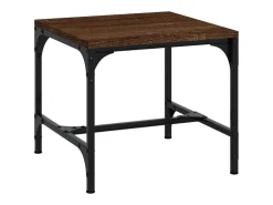 Mesa De Apoio*vidaxl Mesas de apoio 2pcs 40x40x35cm deriv. madeira carvalho castanho Natural claro