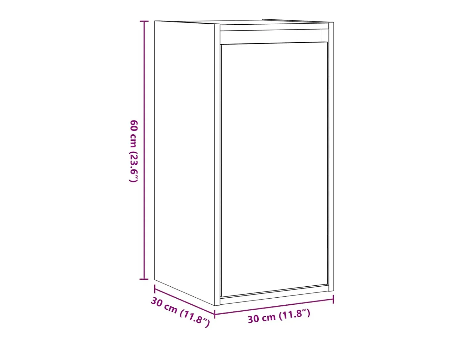 Best vidaxl Mesas de cabeceira 2 pcs 30x30x60 cm madeira de pinho maciça Castanho