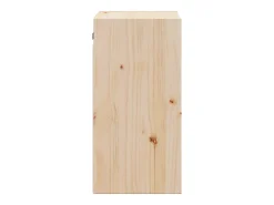 Best vidaxl Mesas de cabeceira 2 pcs 30x30x60 cm madeira de pinho maciça Castanho