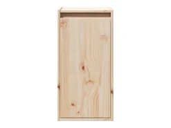 Best vidaxl Mesas de cabeceira 2 pcs 30x30x60 cm madeira de pinho maciça Castanho