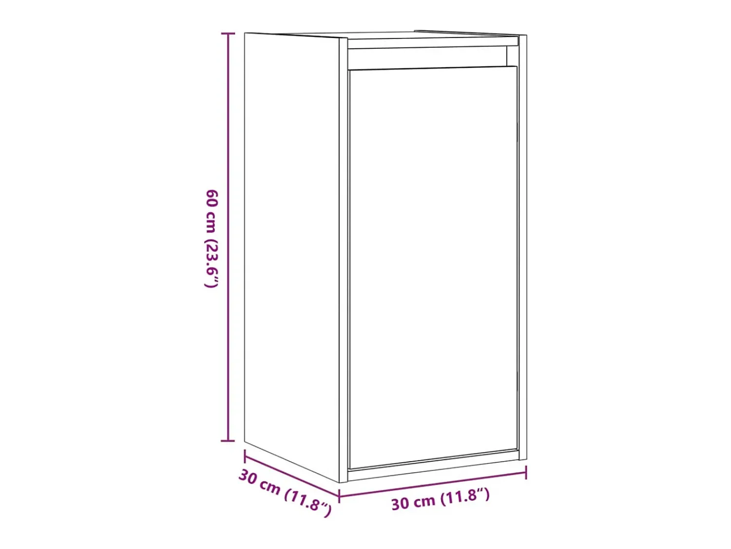 Prateleira|vidaxl Mesas de cabeceira 2 pcs 30x30x60 cm pinho maciço branco Castanho