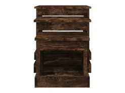 Mesa De Centro|vidaxl Mesas de centro 3 pcs derivados de madeira carvalho fumado Natural claro