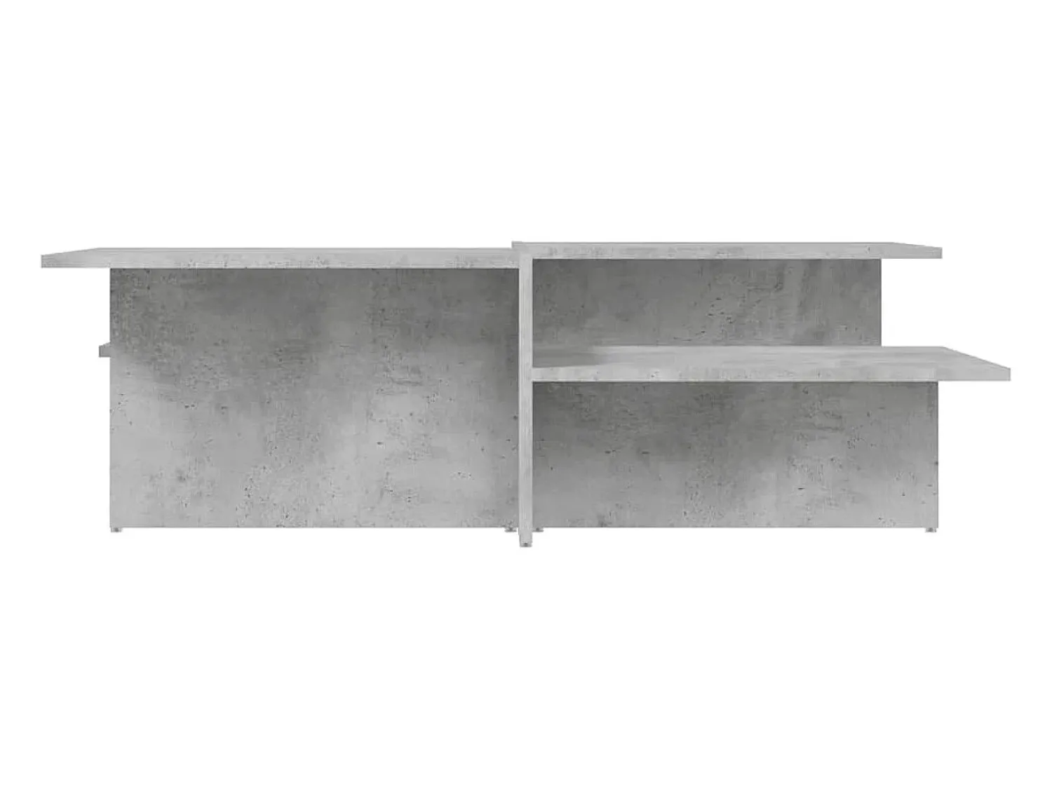 Mesa De Centro*vidaxl Mesas de centro 2 pcs derivados de madeira -cimento Cinzento