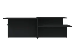 Mesa De Centro*vidaxl Mesas de centro 2 pcs derivados de madeira Preto