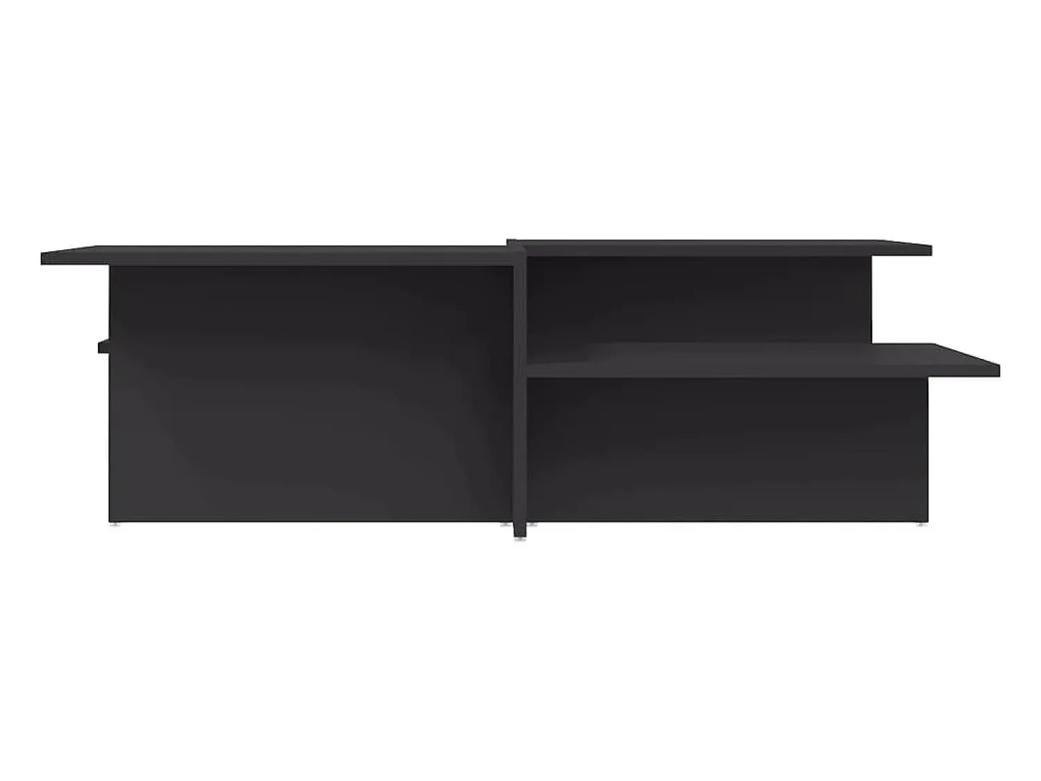 Mesa De Centro| Mesas de centro 2 pcs derivados de madeira PT655640 Cinzento