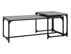 Discount Mesas de centro 2 pcs derivados de madeira sonoma PT506354 Cinzento