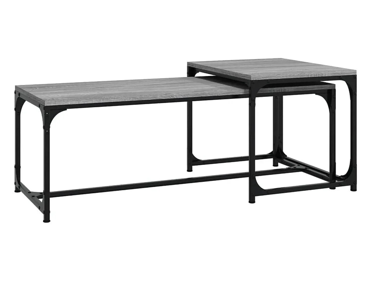 Discount Mesas de centro 2 pcs derivados de madeira sonoma PT506354 Cinzento