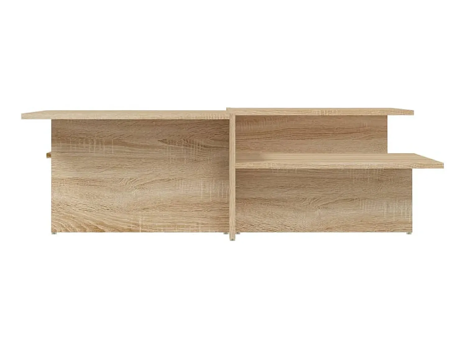 Mesa De Centro| Mesas de centro 2 pcs derivados de madeira carvalho sonoma PT397281 Castanho