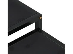 vidaxl Mesas de centro 2 pcs MDF^ Mesa De Apoio