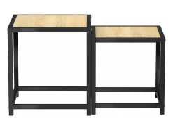 Sale Mesas de centro 2 pcs MDF cor carvalho sonoma PT757555 Castanho