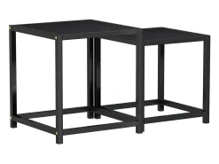 Mesas de centro 2 pcs MDF PT935331^ Mesa De Centro