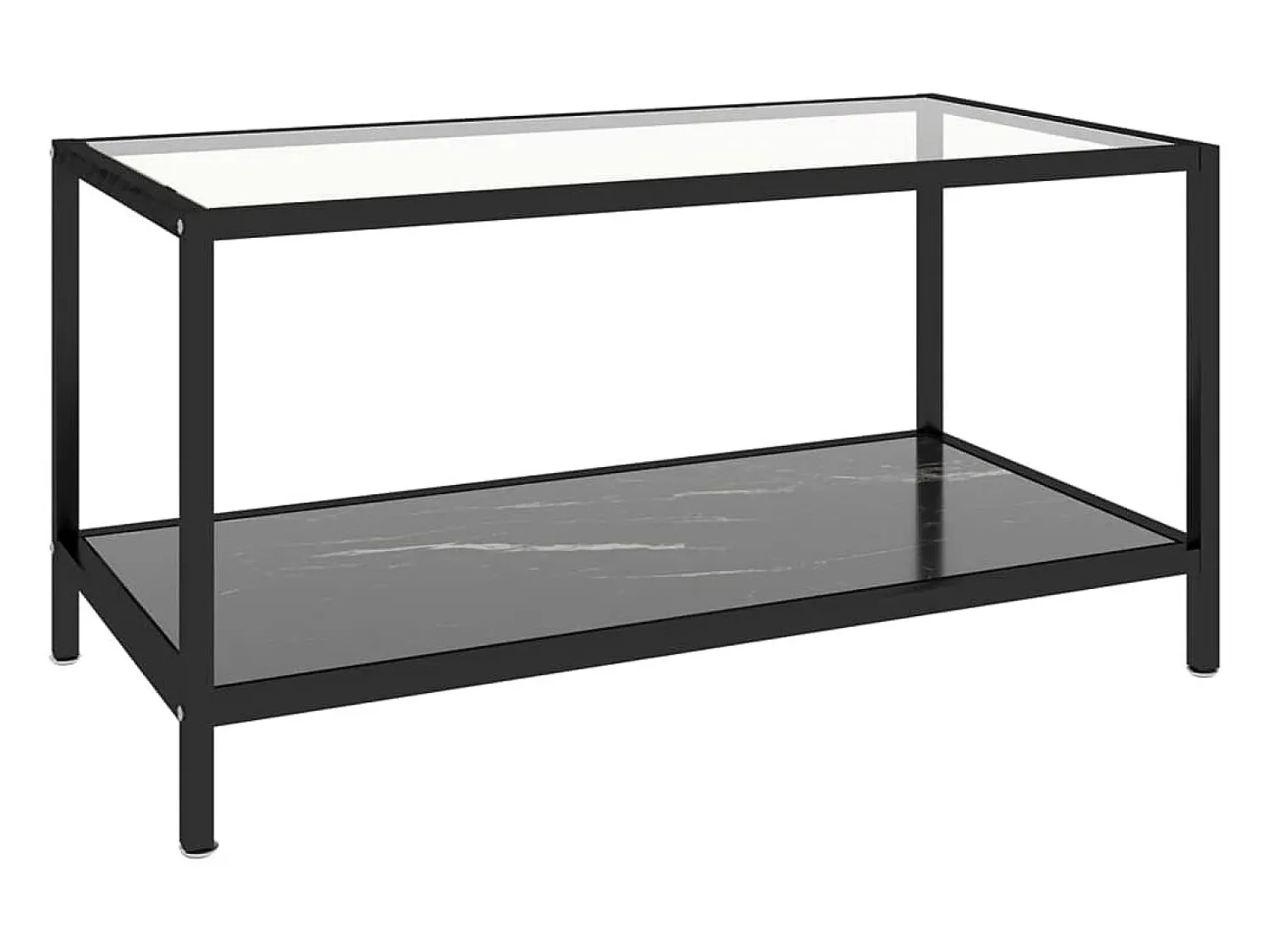 vidaxl Mesas de centro 2 pcs vidro temperado^ Mesa De Centro
