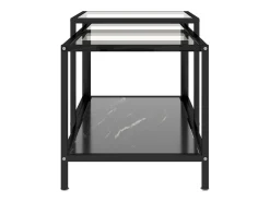 vidaxl Mesas de centro 2 pcs vidro temperado^ Mesa De Centro