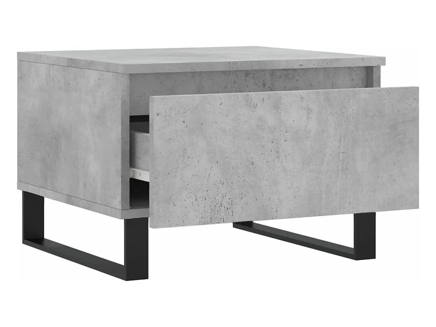 Mesa De Centro|vidaxl Mesas de centro 2 pcs 50x46x35 cm deriv. madeira cinza-cimento Cinzento