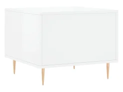Mesa De Centro|vidaxl Mesas de centro 2 pcs 50x50x40 cm brilhante Branco