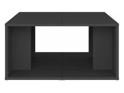 vidaxl Mesas de centro 4 pcs 33x33x33 cm derivados de madeira cinza^ Mesa De Centro