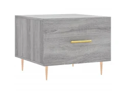 Mesa De Centro| Mesas de centro 2 pcs 50x50x40 cm madeira proc. sonoma cinza PT611513 Cinzento
