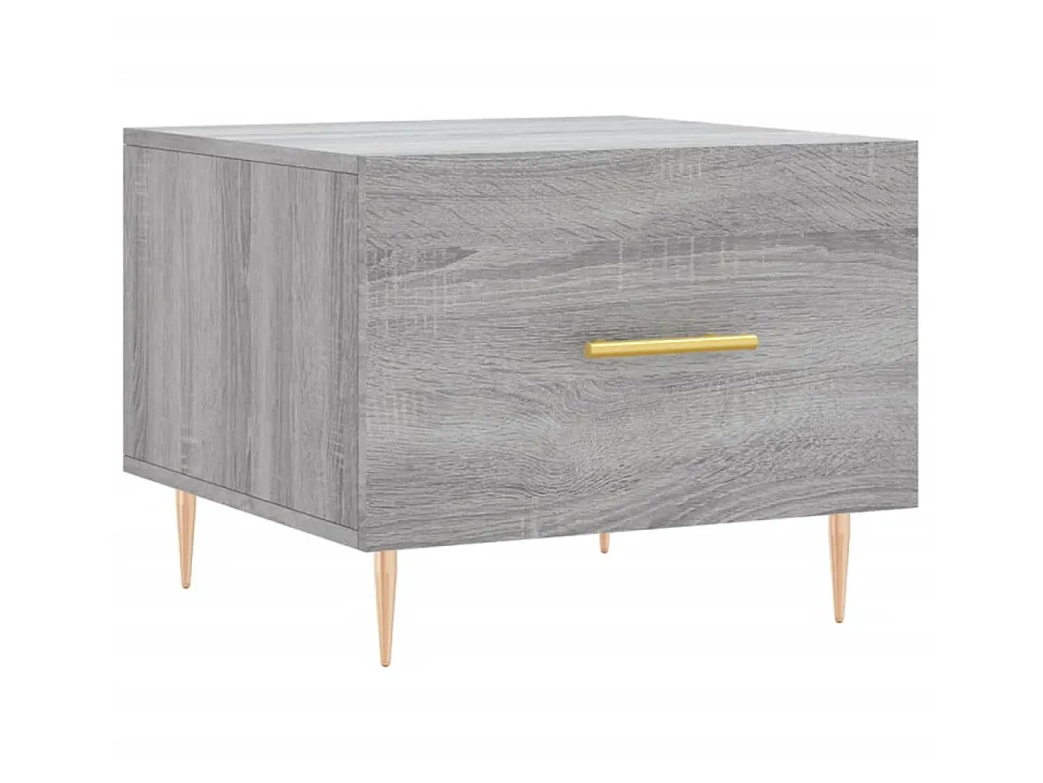 Mesa De Centro| Mesas de centro 2 pcs 50x50x40 cm madeira proc. sonoma cinza PT611513 Cinzento