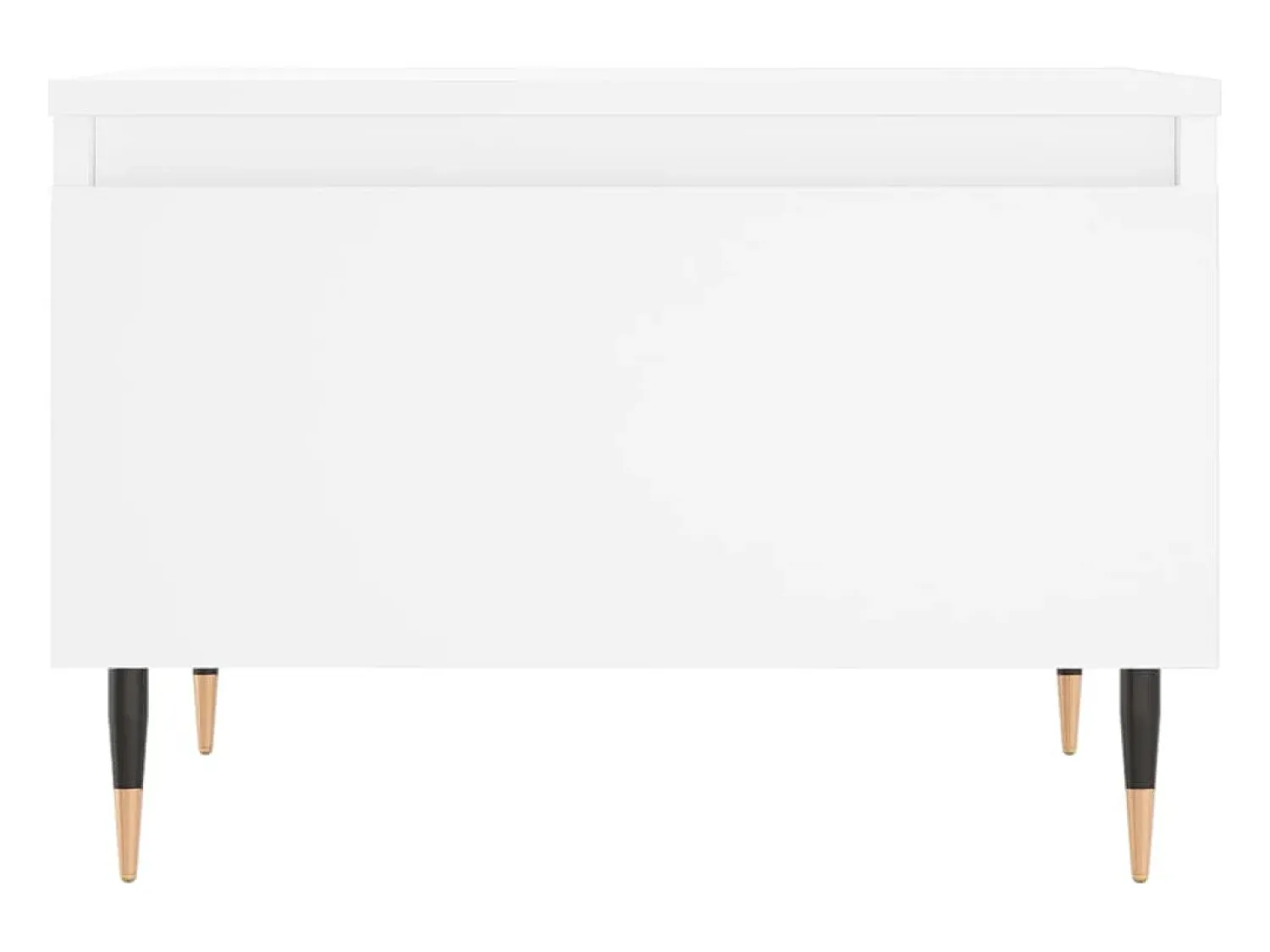 Mesa De Centro*vidaxl Mesas de centro 2 pcs 50x46x35 cm derivados de madeira Branco