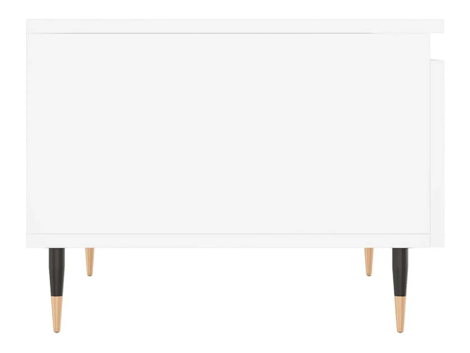 Mesa De Centro*vidaxl Mesas de centro 2 pcs 50x46x35 cm derivados de madeira Branco