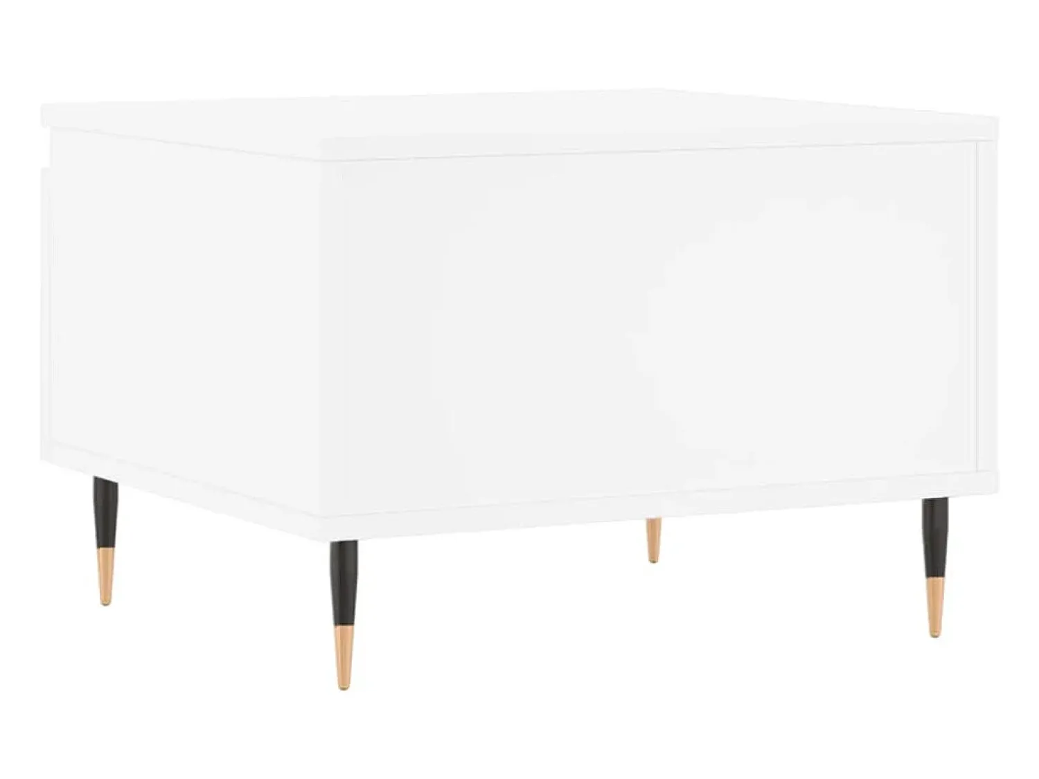 Mesa De Centro*vidaxl Mesas de centro 2 pcs 50x46x35 cm derivados de madeira Branco