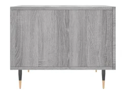 vidaxl Mesas de centro 2 pcs 50x50x40 cm madeira proc. sonoma cinza^ Mesa De Centro