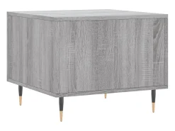 vidaxl Mesas de centro 2 pcs 50x50x40 cm madeira proc. sonoma cinza^ Mesa De Centro